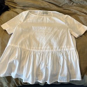 Rachel Comey Sz 4 cotton semi sheer top